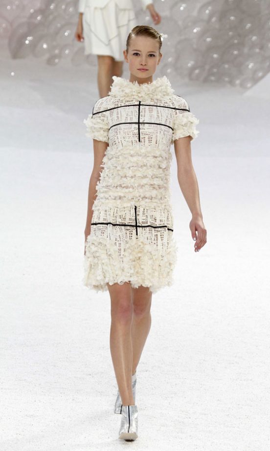 Classic Monochrome At Chanel's SS12 Fashion Show At Paris Fashion Week
