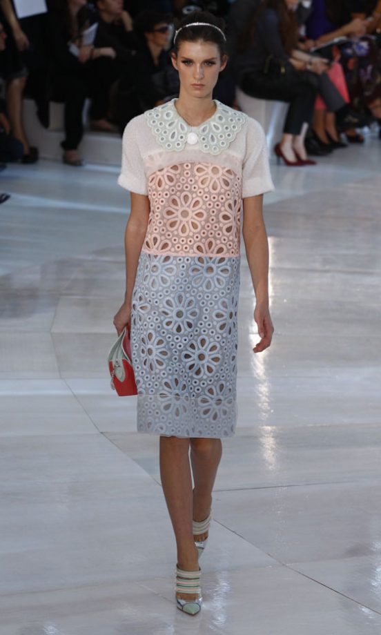 Pastel Colour Blocking On The Runway At The Louis Vuitton SS12 Show At Paris Fashion Week, 2011