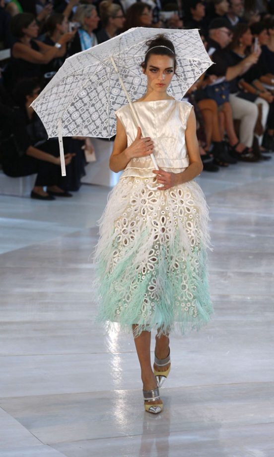 Parisian Chic At Louis Vuitton's SS12 Show At Paris Fashion Week, 2011