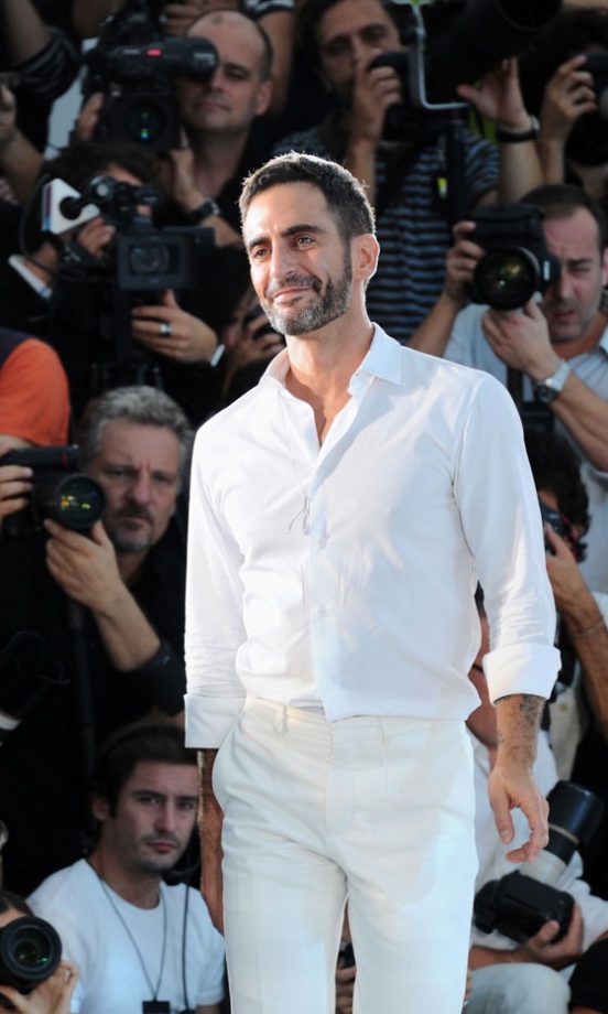 Marc Jacobs Takes A Bow At The End Of The Louis Vuitton SS12 Show At Paris Fashion Week, 2011