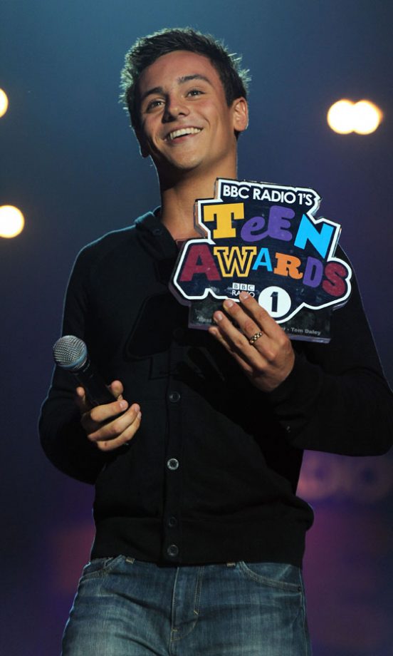 Olympic Diver Tom Daley Wins A BBC Radio 1 Teen Award, October 2011