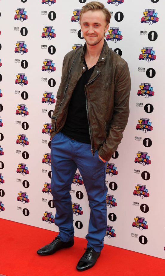Tom Felton On The Red Carpet At The BBC Radio 1 Teen Awards, October 2011
