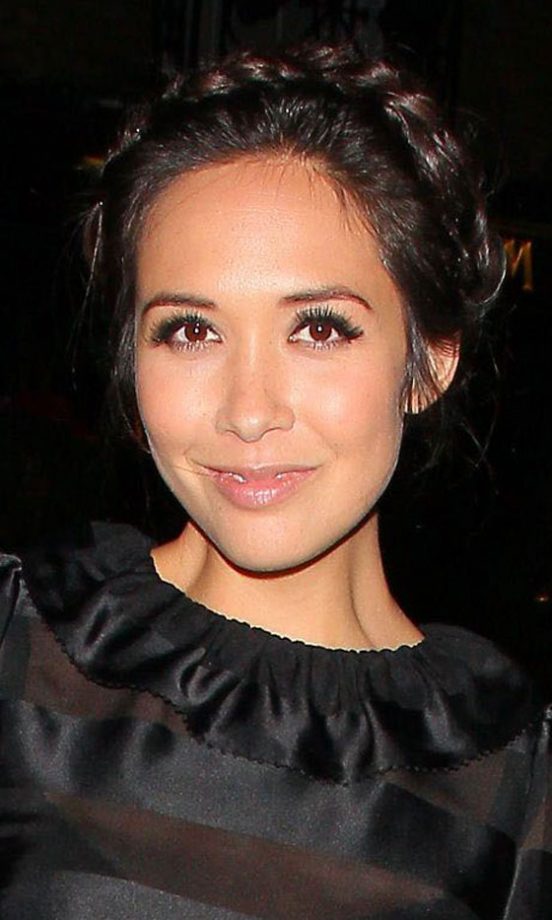 Myleene Klass' Plaited Headband Hairstyle Works For Day Or Night, 2011