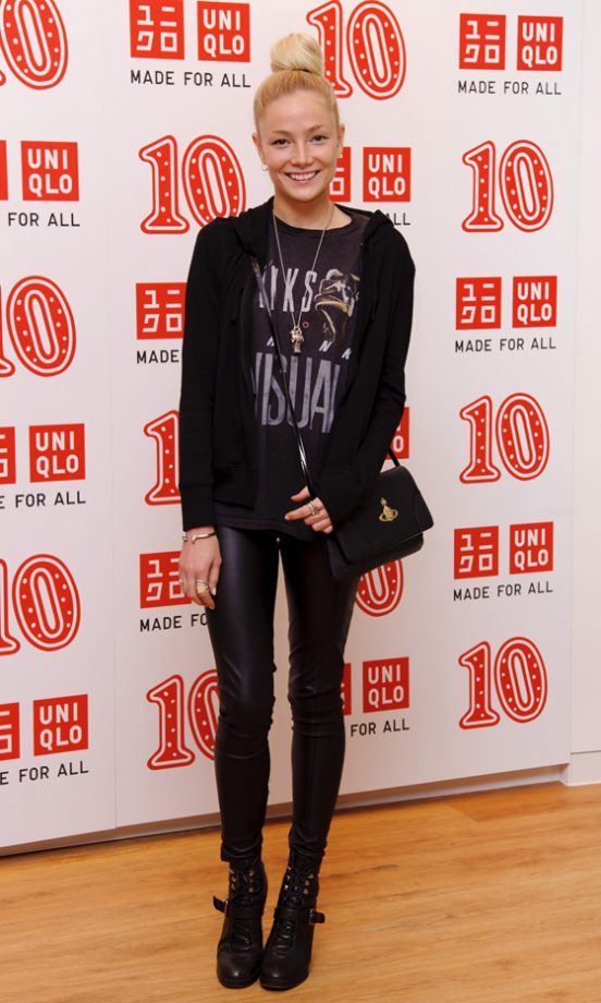 Clara Paget At Uniqlo’s 10th Anniversary Party 2011