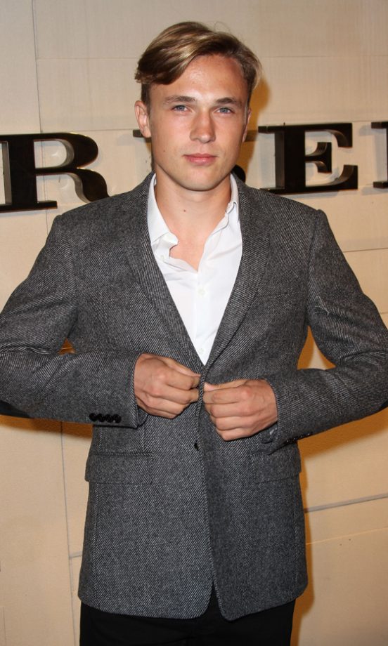 Actor William Moseley At The Burberry Body Launch Party 2011