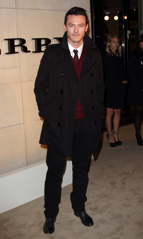 Welsh Actor Luke Evans Set Pulses Racing At The Burberry Body Launch Party 2011