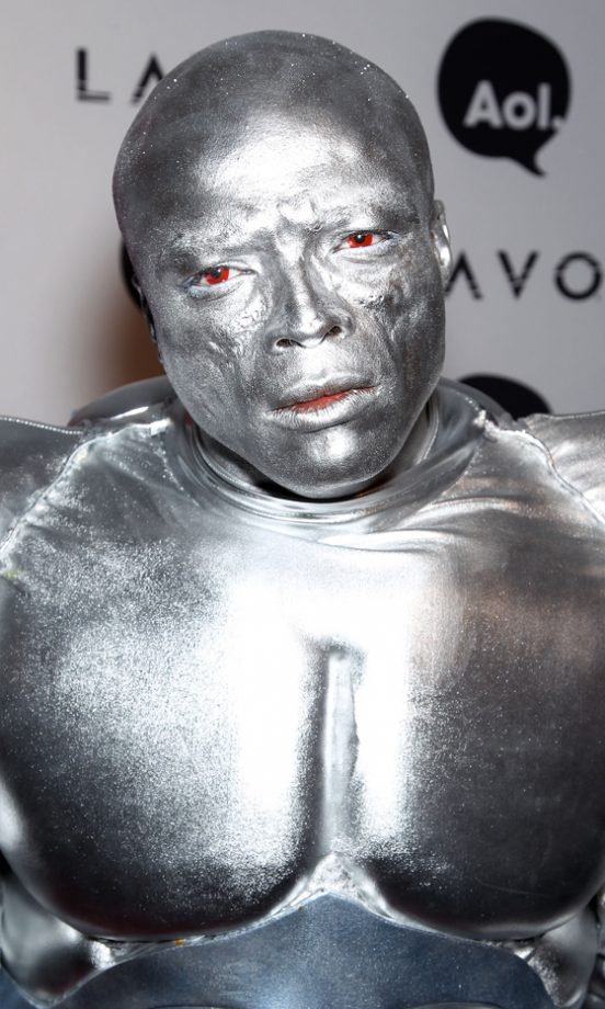 Seal Goes Head To Toe In Silver At Heidi Klum's 11th Annual Halloween Party