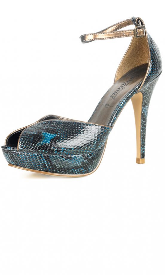 New Look Snakeskin Peep Toe Shoes, £24.99