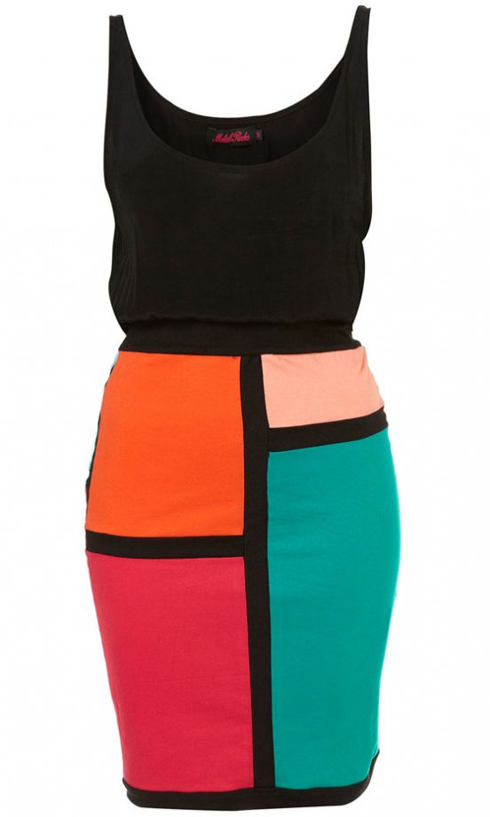Motel Colour Block Dress, £25