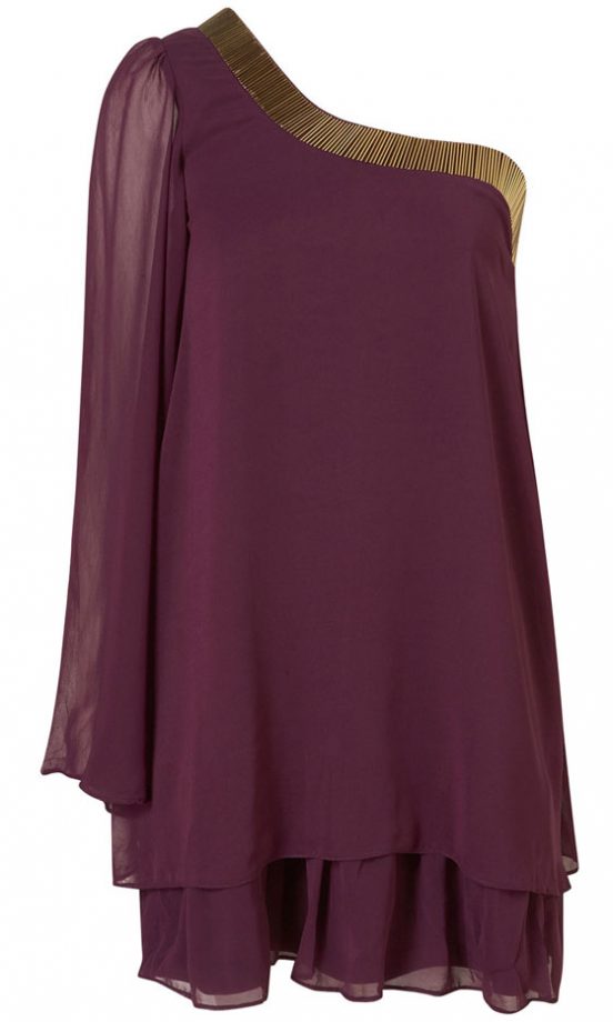 Rare Chiffon One Shoulder Dress, £45