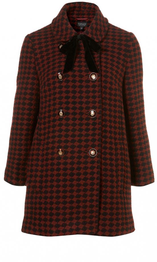 Topshop Tweed Coat, £80