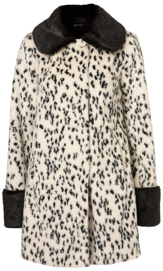 Topshop Dalmatian Coat, £98