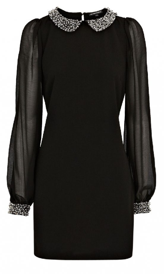 Warehouse Embellished Collar Dress, £45