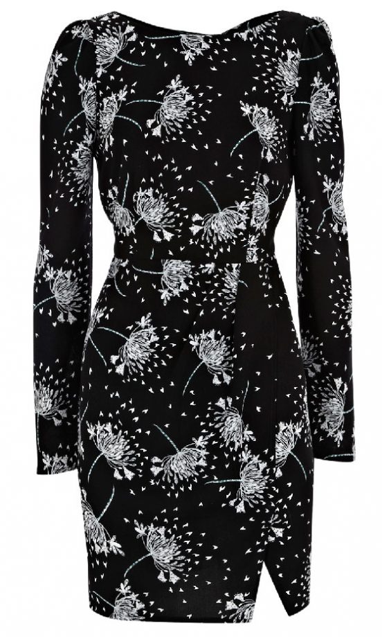 Warehouse Dandelion Print Dress, Was £60 Now £35