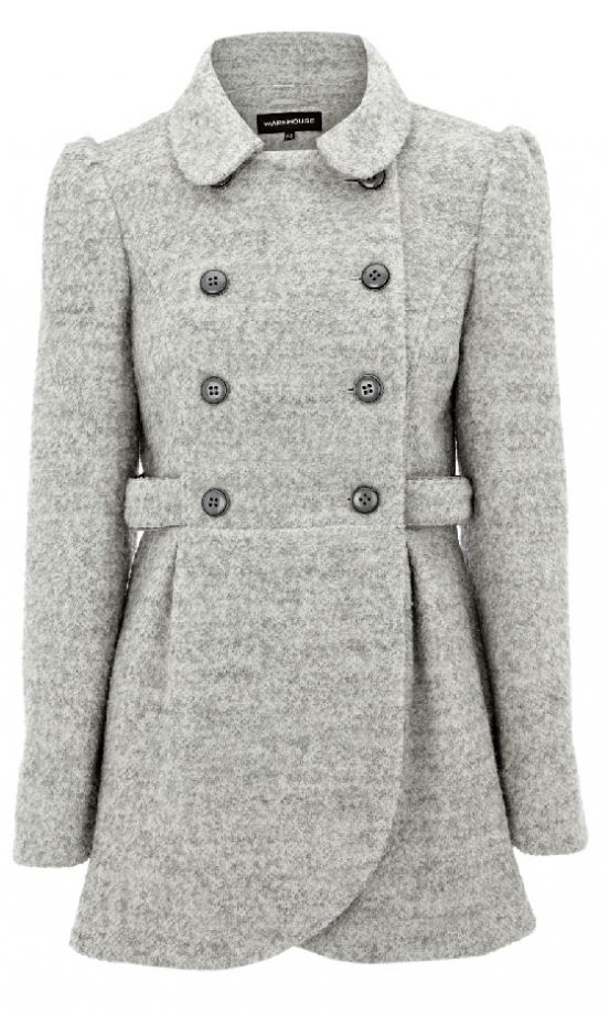 Warehouse Tweed Tulip Coat, £55