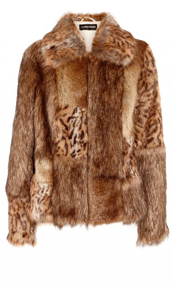 Warehouse Faux Fur Coat, £70