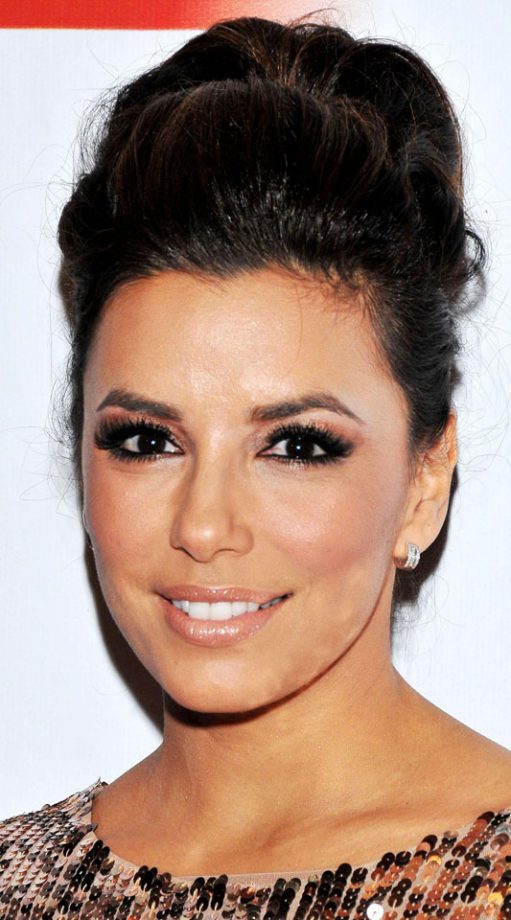 Eva Longoria Adds Tons Of Volume To Her Hair With This Oversized Bun, 2011