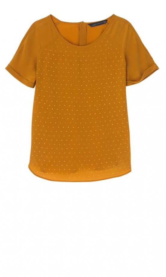 Zara Pure Silk Top, £39.99 – In Store Only