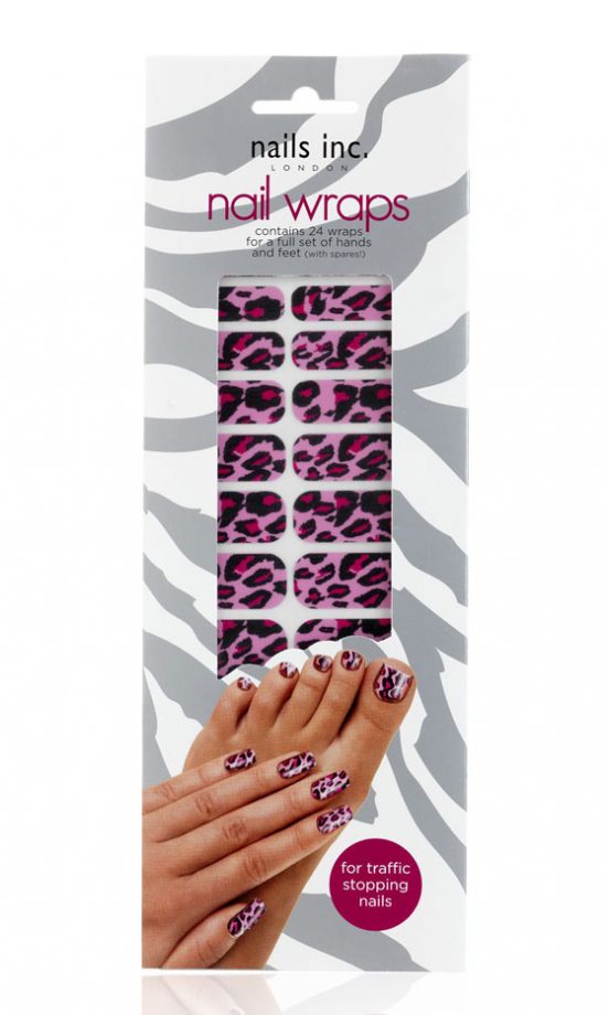 Nails Inc Pink Cheetah Nail Wraps, £7.95