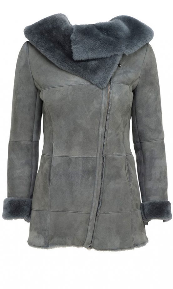 8. Emu Hooded Sheepskin Jacket