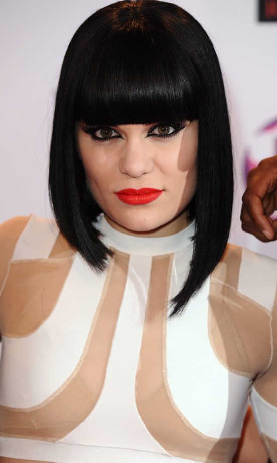 Jessie J Sporting A Super-Sleek Bob Hairstyle At The MTV Europe Music Awards 2011