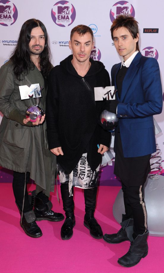 30 Seconds To Mars At The MTV Europe Music Awards 2011