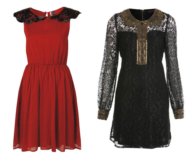 We love these must-have dresses with beaded collars