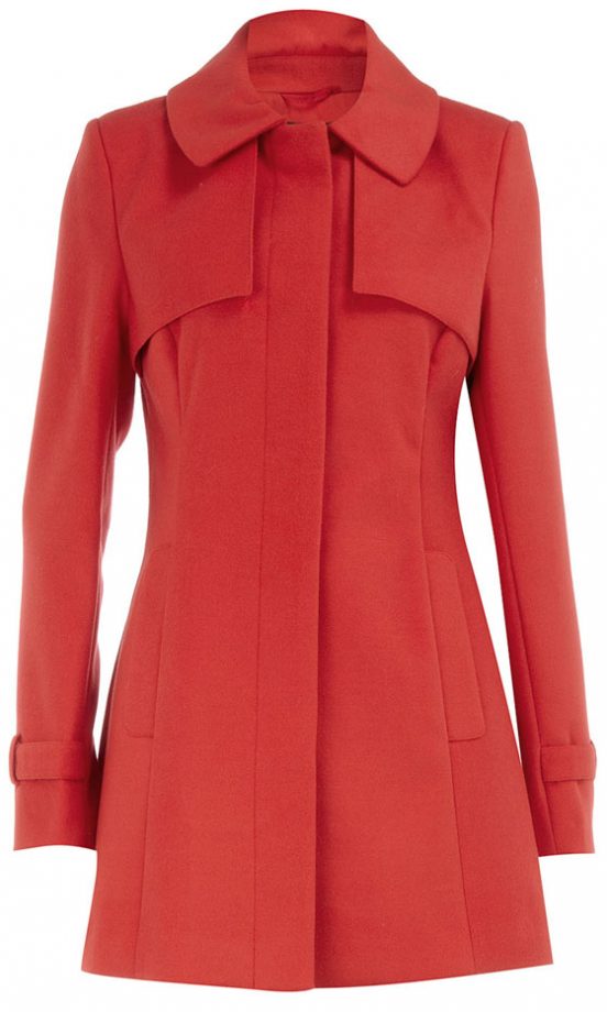 Dorothy Perkins Red Tailored Coat, £69