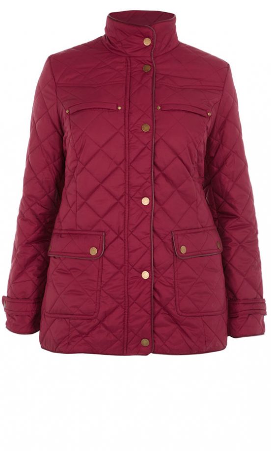 Evans Pink Quilted Jacket, £55