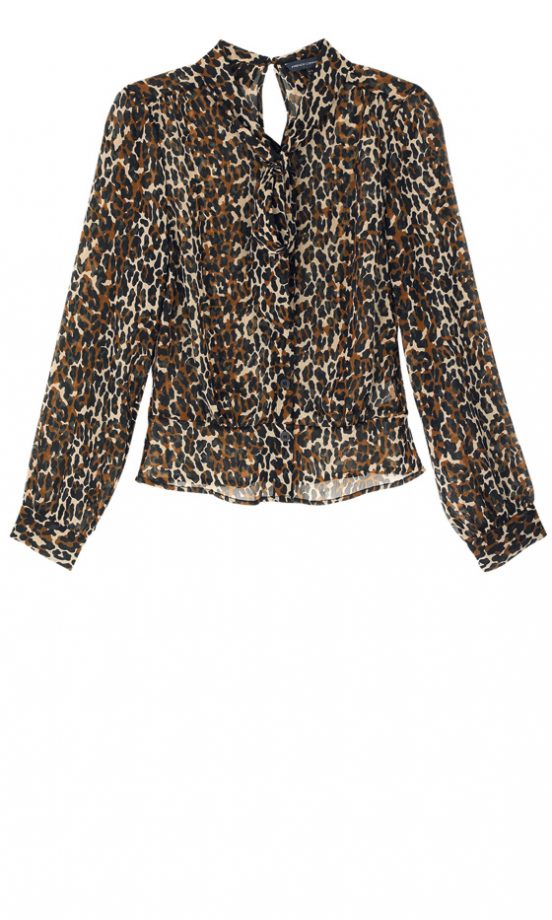 French Connection Fierce Feline Tie Shirt, £57