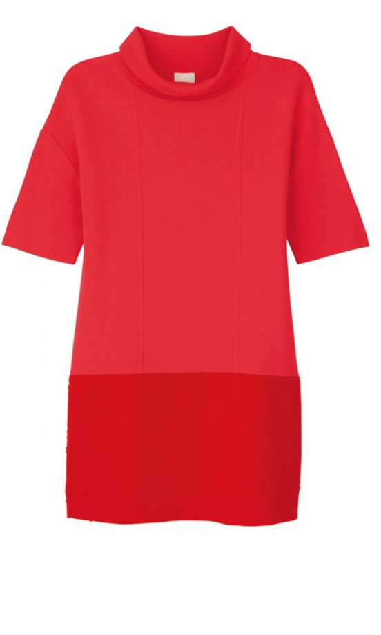 H&M Colour-Block Red Dress, £34.99 - In Store Only