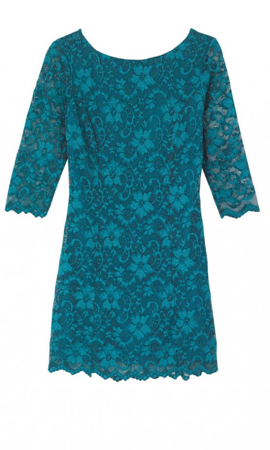 New Look Lace Blue Dress, £19.99 – In Store Only