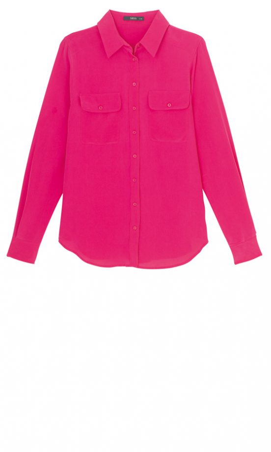 Oasis Bright Pink Shirt, £65 – In Store Only