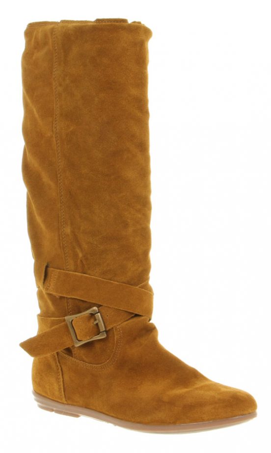 Office Tan Suede Boots, £80