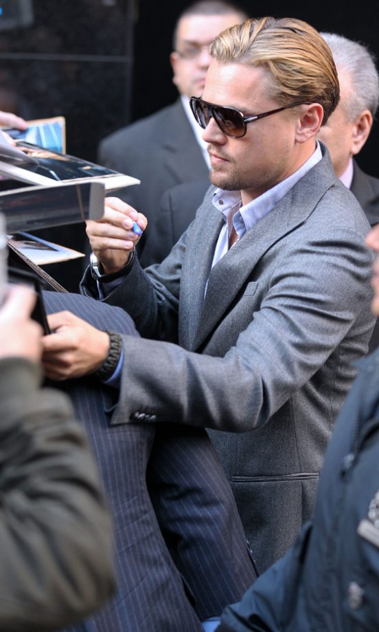 Leonardo DiCaprio Looks His Usual Dapper Self Arriving At The Good Morning America TV Studios