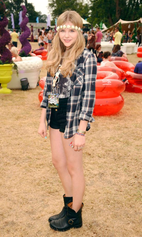 Chloë Moretz At V Festival, Essex, 2011