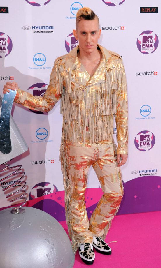 Fashion Designer Jeremy Scott At The MTV Europe Music Awards 2011