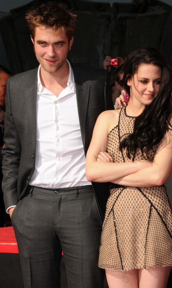 Kristen Stewart And Robert Pattinson Look Every Inch The Hollywood Couple At The Twilight Hand And Foot Print Ceremony, 2011
