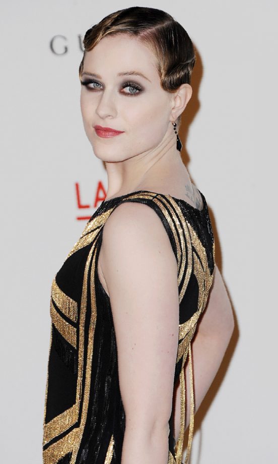 Evan Rachel Wood Finished Off Her '20s Fashion Statement With Marcel Waves