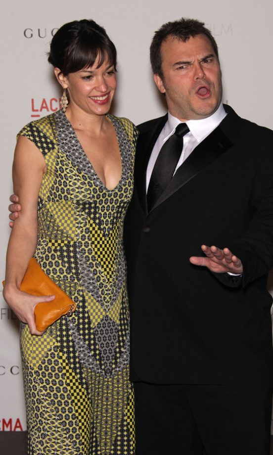Jack Black Took His Wife Tanya Haden To The Hollywood Gala Honouring Clint Eastwood, 2011
