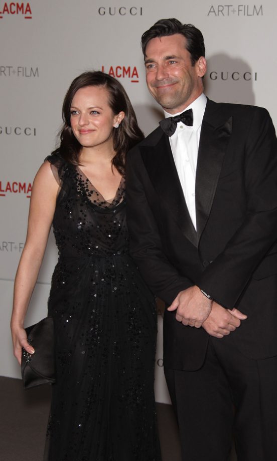 Mad Men's Elisabeth Moss And Jon Hamm Hit Hollywood's Gala Honouring Clint Eastwood, 2011
