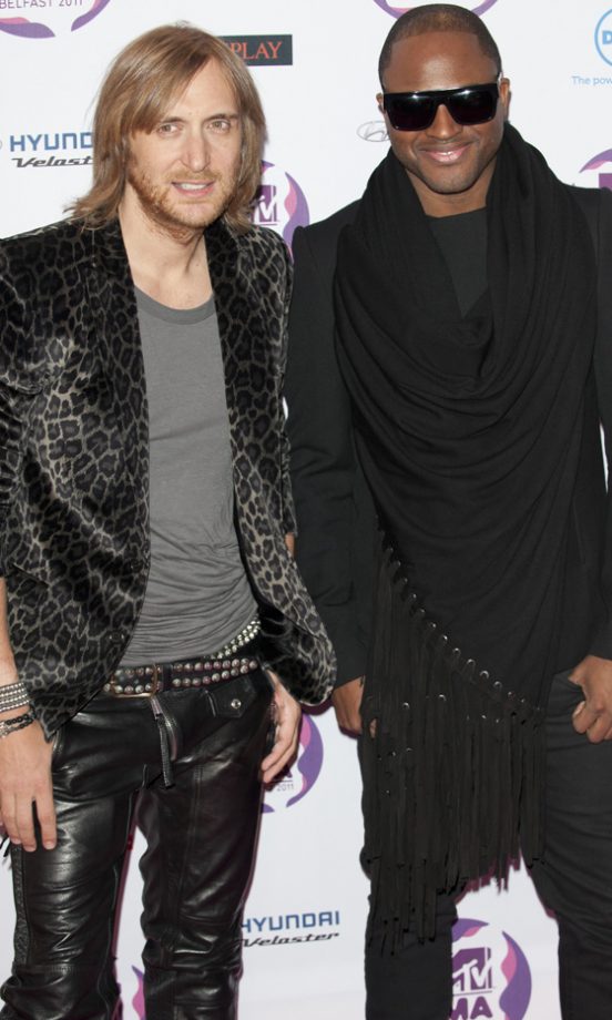 David Guetta And Taio Cruz At The MTV Europe Music Awards 2011