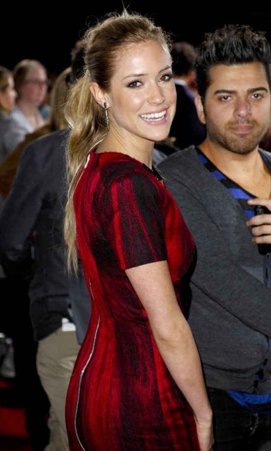 Kristin Cavallari Left Her Dress Do The Talking And Kept Her Hair Really Simple With A Ponytail Hairstyle