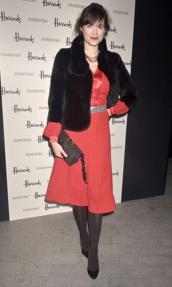 Jasmine Guinness Managed To Stay Warm And Look Cool At The Swarovski Party, 2011