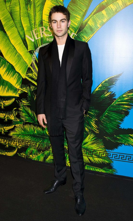 Chace Crawford Looked Dapper At The Versace For H&M Fashion Show In New York, 2011