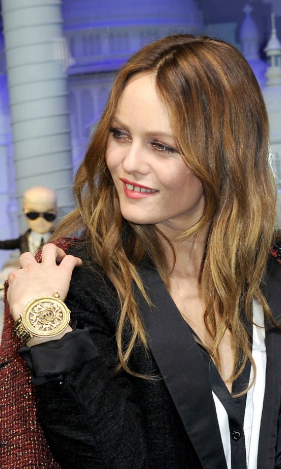 Vanessa Paradis Shows Off Her Bling In Paris - We Wonder If It Was A Present From Johnny? 2011