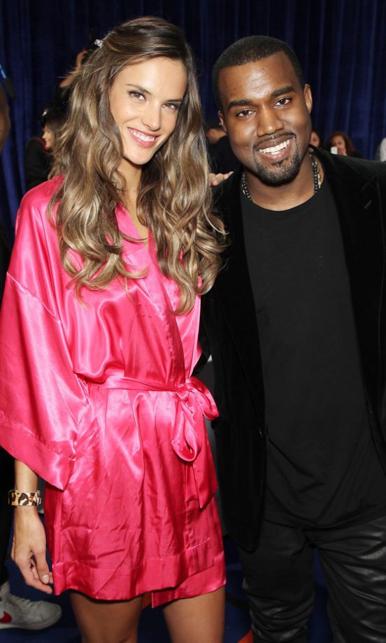 Backstage Pics: Alessandra Ambrosio And Kayne West Pose For The Cameras