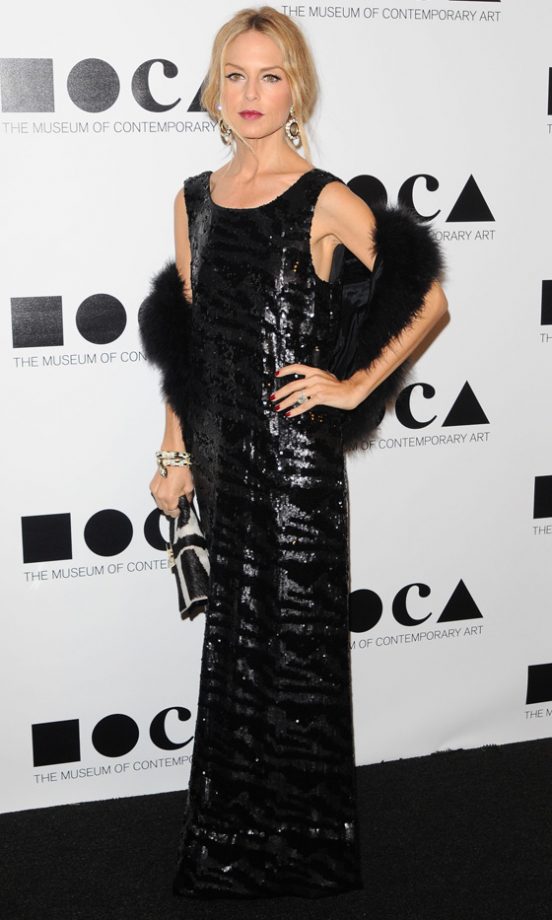 Fashion Stylist Rachel Zoe Opted For Her Signature Sequins At The Museum Of Contemporary Art Gala 2011