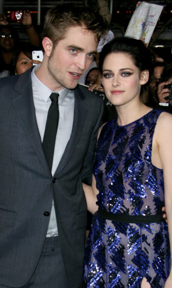 Robert Pattinson And Kristen Stewart At The LA Premiere Of Twilight Breaking Dawn Part 1, 2011