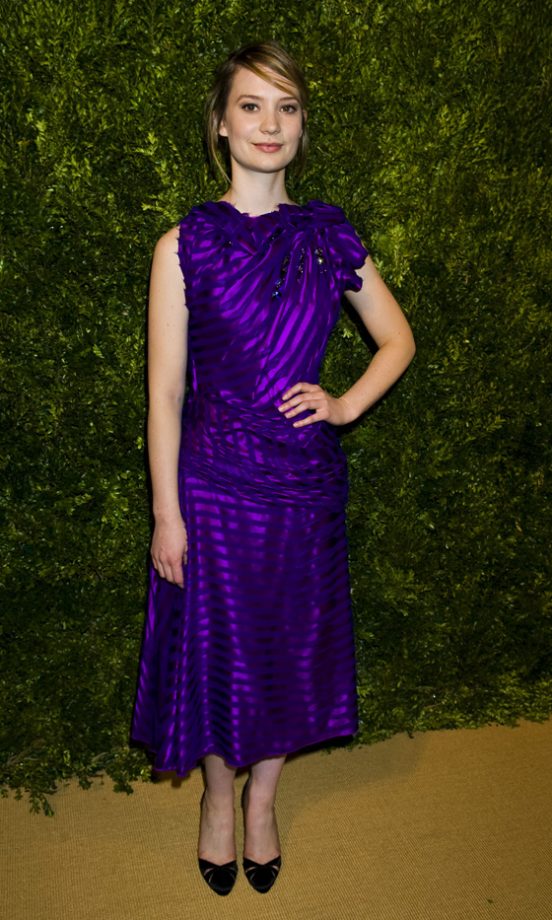 Top Fashion Points Go To Mia Wasikowska For Nabbing One Of Rodarte's Hot Party Designs At The CFDA Awards 2011
